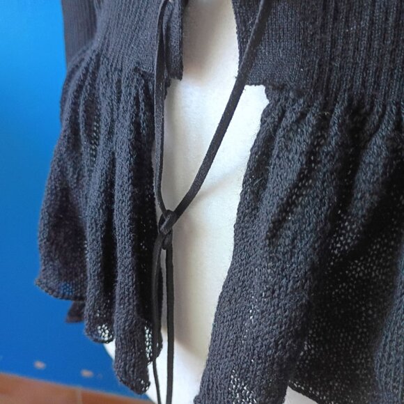 JEAN PAUL GAULTIER Black ribbed wool corset Sweater vintage | Pre-owned - Picture 6 of 9